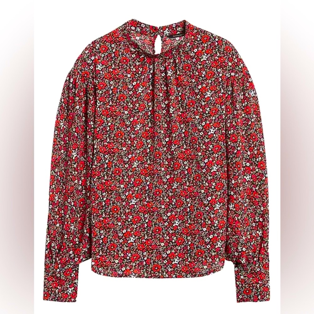 ❤️ Banana Republic Gorgeous Bishop Sleeve Blouse